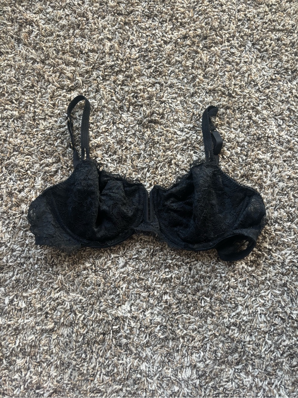 Auden Black Lace Underwire Bra